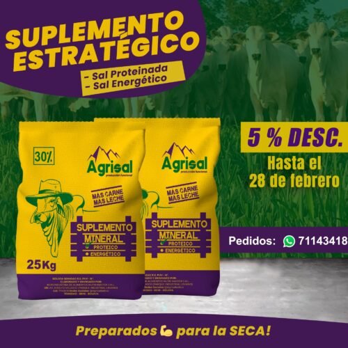 AGRISAL - SUPLEMENTO MINERAL 25KG